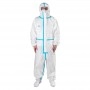 Protective suit size M white / blue elasticated waist