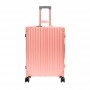 Wheeled makeup case with mirror Pink