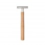 Kost Kamm safety razor with walnut handle for classic razor blades