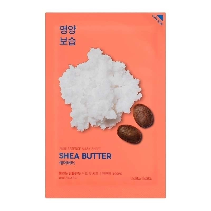 Holika Holika Pure Essence Mask Sheet / nährende Tuchmaske mit Sheabutter 1 Stk