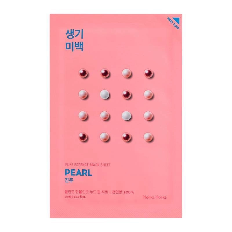 Holika Holika Pure Essence Mask Sheet / regenerierende Tuchmaske mit Perlenextrakt 1 Stk