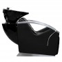 SHR Germany Hairdresser wash unit with backwash basin black