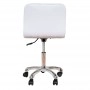 SHR Germany swivel chair made of high quality PU leather / white