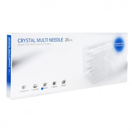 Crystal Multi Needle 9 PIN CN 32GA (0 bis 3 mm Nadellänge) / Nadeln für die Mesotherapie 20 Stk