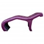 SHR Germany purple cosmetic couch / imitation leather