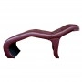 SHR Germany eggplant colored cosmetic couch / imitation leather