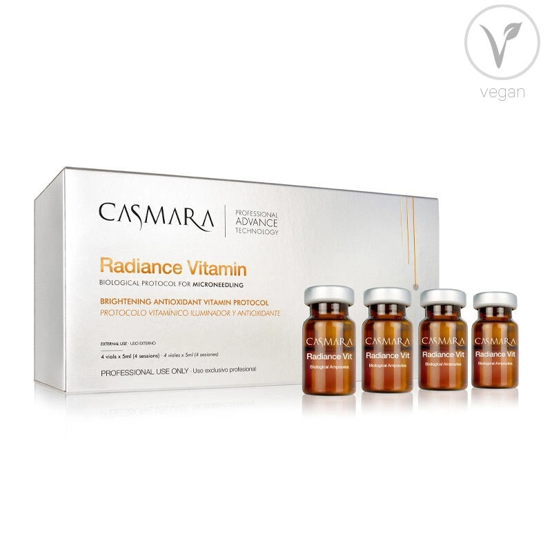 Casmara Radiance Vitamin / Revitalisierende Vitamin-Ampullen für Microneedling 4 Stk