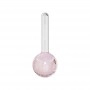 Massage Ice Ball Pink Glitzer / kühlende Massagebälle für das Gesicht