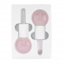 Massage Ice Ball Pink Glitter / cooling massage balls for the face